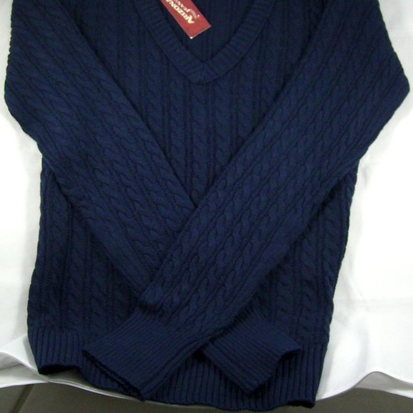 Arizona Jean Co. Navy Blue V-Neck Sweater - Picture 5 of 5